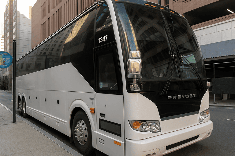a Waukesha Coach Bus Service coach bus